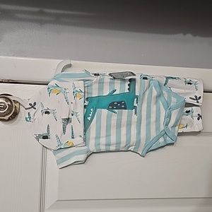 NWT 3 pc set one-sie, pants and hat!